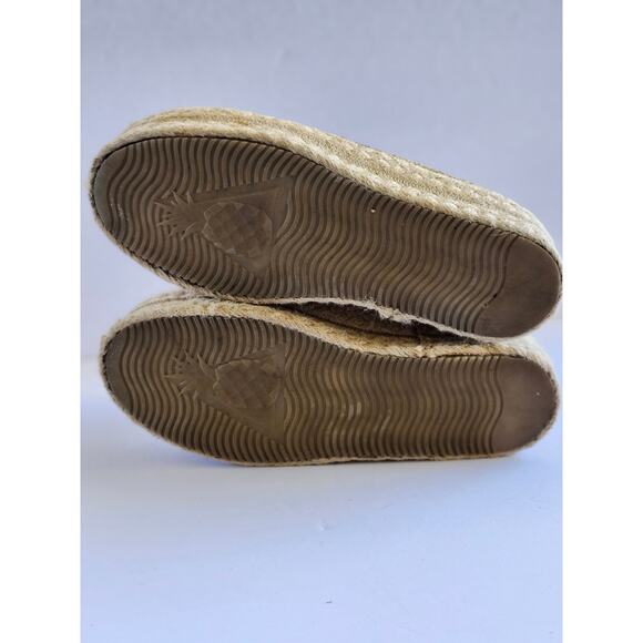 Matisse It Girl Espadrille Sneaker Zebra Print Heel White Black Stripe Sz7 S0080 - Picture 6 of 6